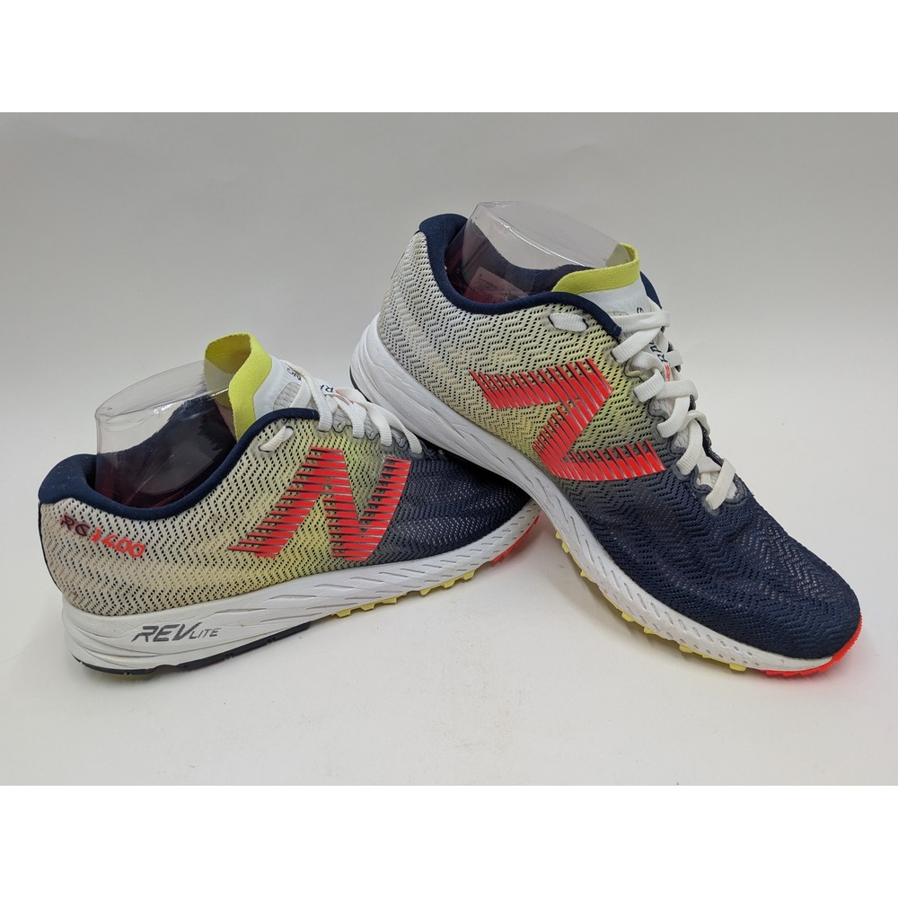New Balance RC1400 v6 Racing Flats Navy White Red Womens Running Shoes W1400NY6